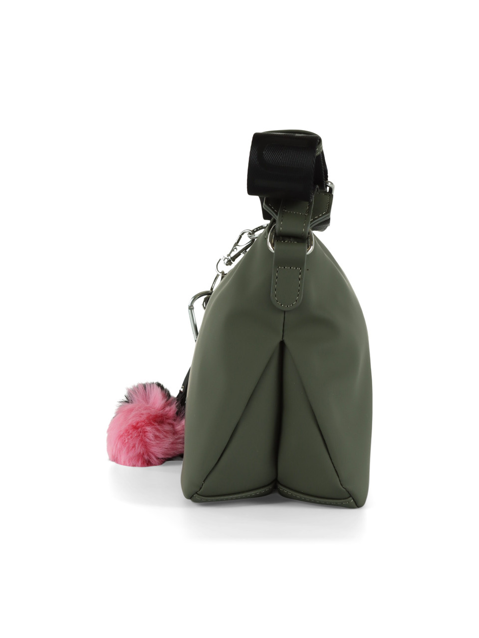 VERDE | Borsa a tracolla con stampa logo a rilievo