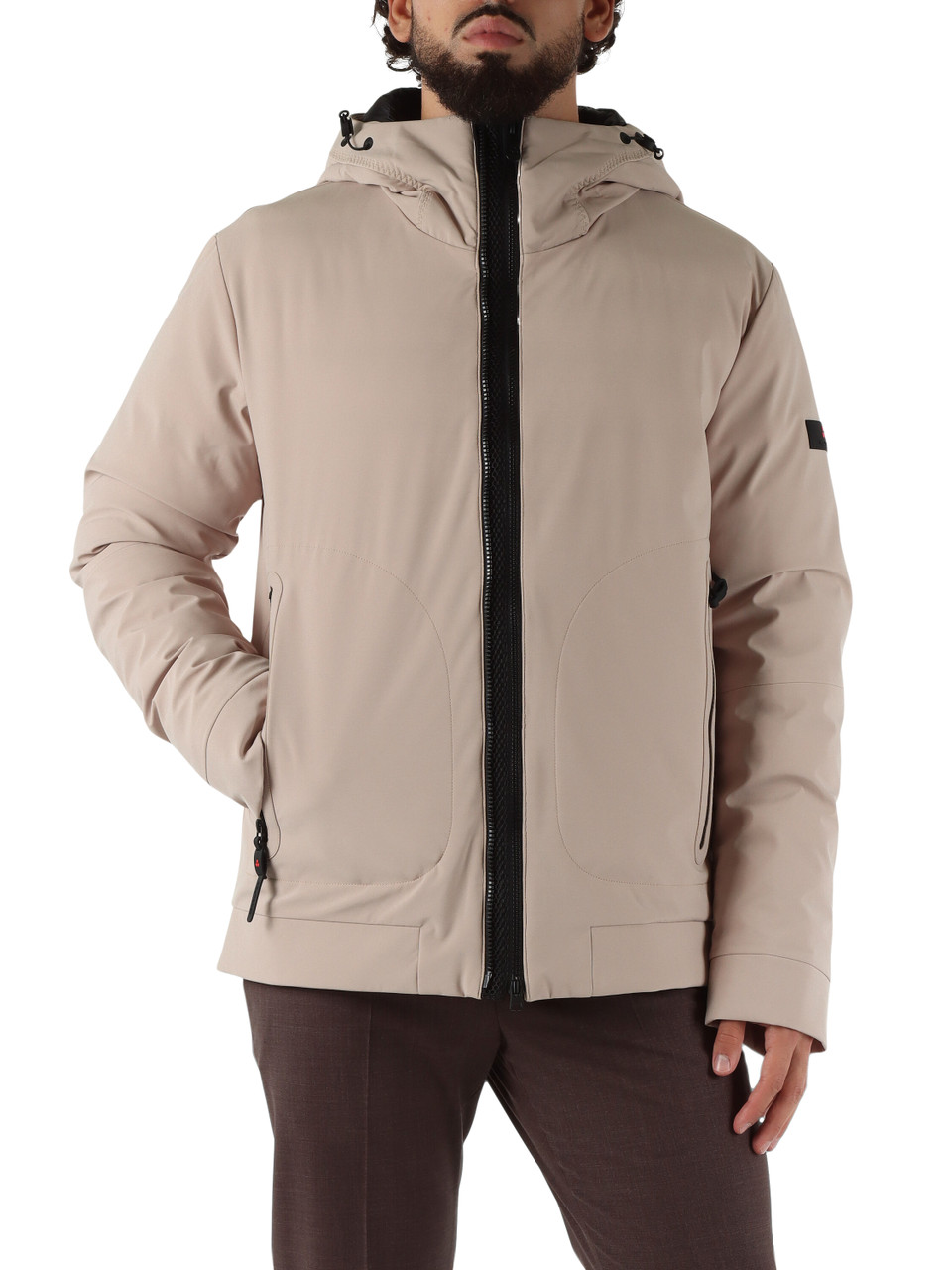 BEIGE | Giubbotto in tessuto stretch Primaloft Insulation LOGE SRT 01