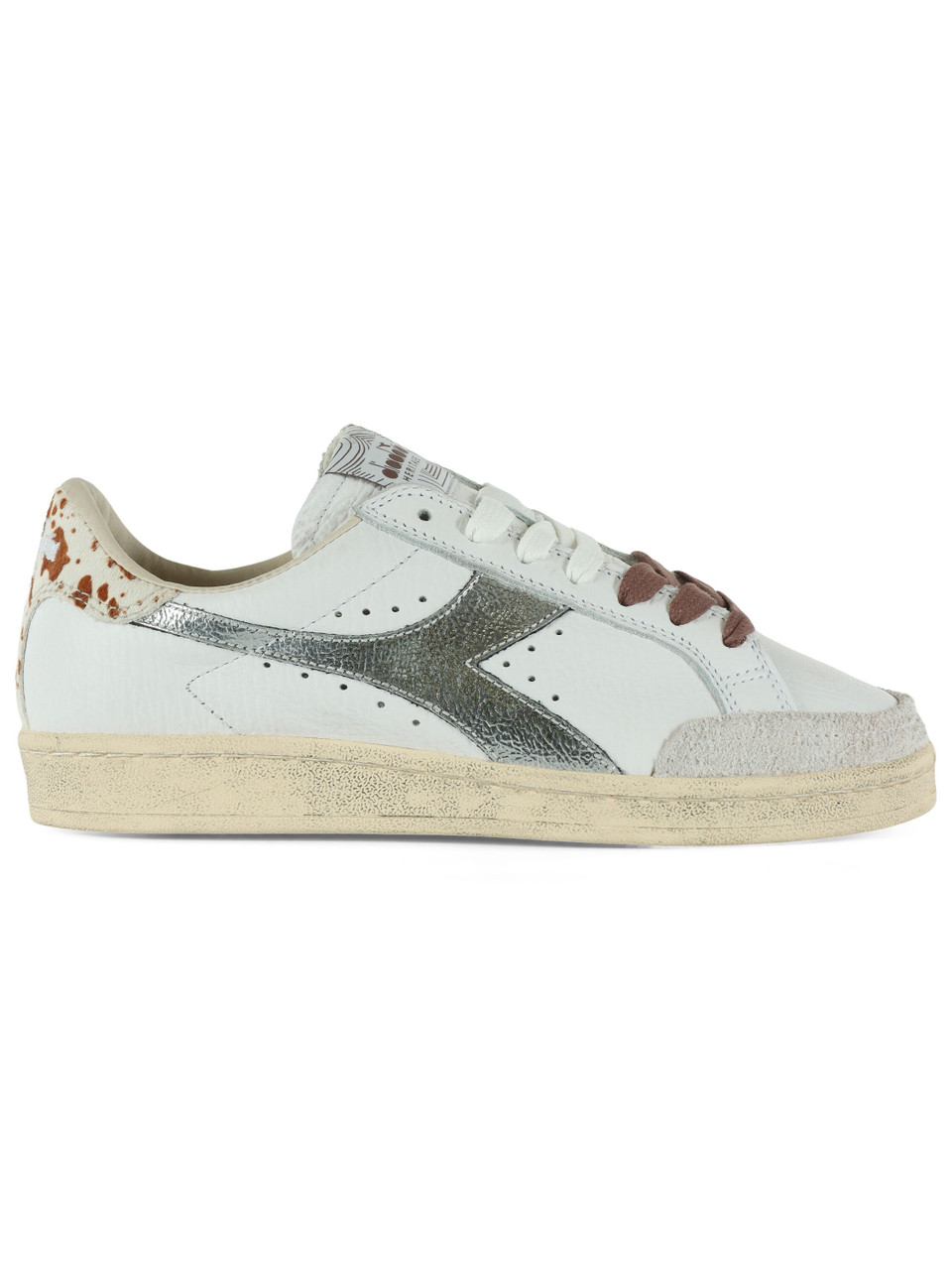 BIANCO | HERITAGE: Sneakers in pelle PRESTIGE SAFARI WN