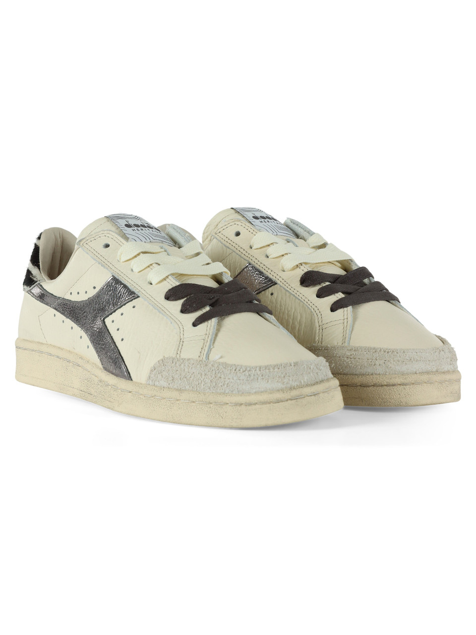 OFF WHITE | HERITAGE: Sneakers in pelle PRESTIGE SAFARI WN