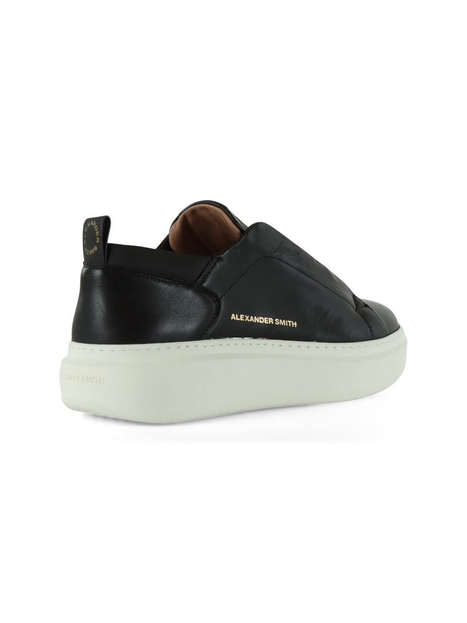 NERO | Sneakers slip on WEMBLEY in pelle ed ecopelle