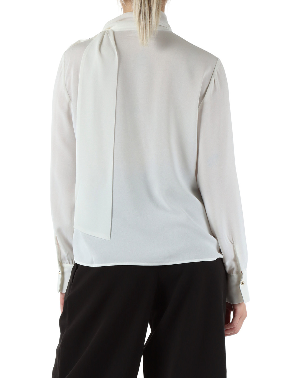 OFF WHITE | Blusa in crepe
