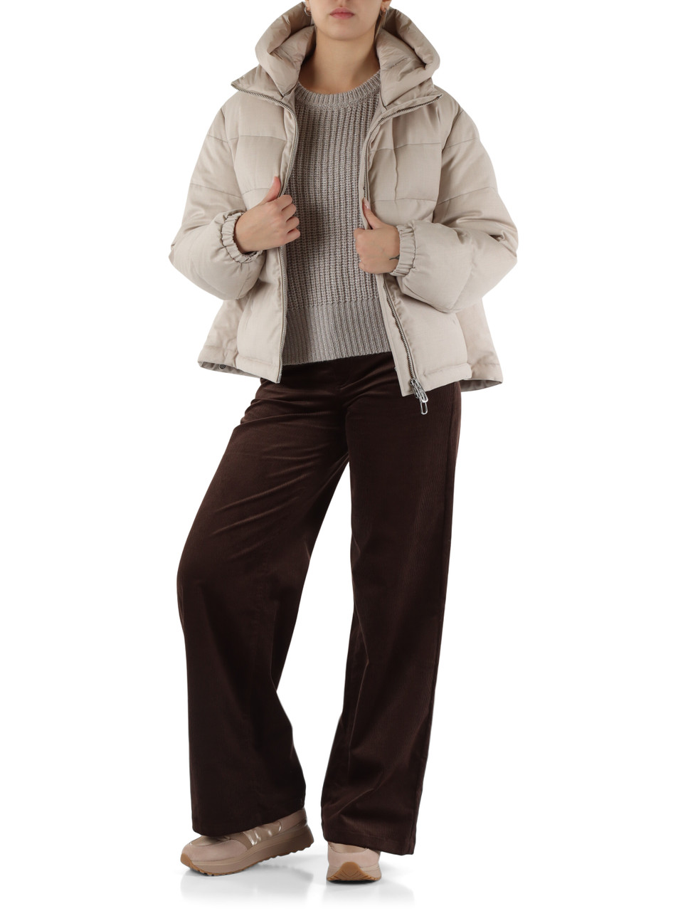 BEIGE | Maglia in misto lana, viscosa e alpaca