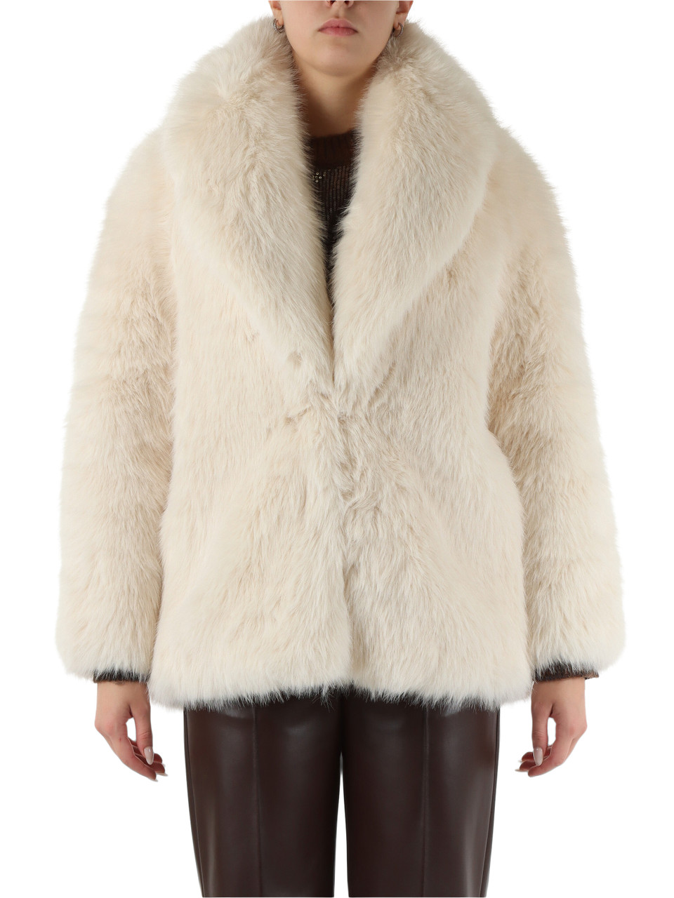 PANNA | Cappotto in ecopelliccia