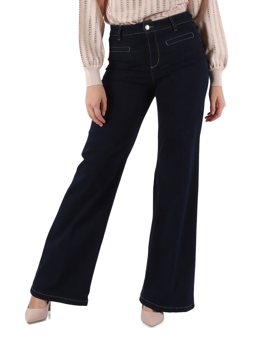 BLU SCURO | BETTER DENIM: Pantalone jeans BOTTOM UP PARFAIT FLARE