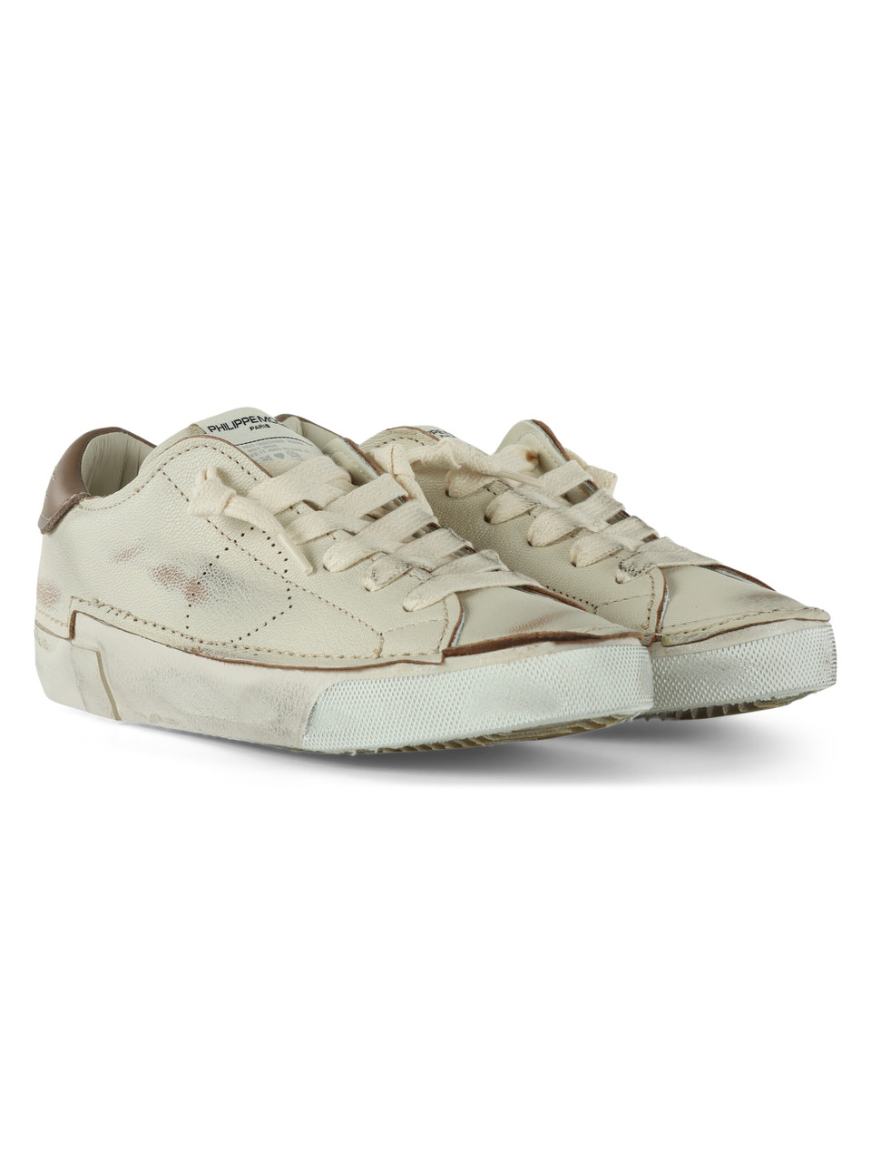 PANNA | Sneakers in pelle PRSX LOW effetto vintage