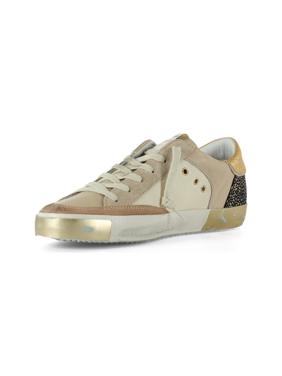 BEIGE | Sneakers in pelle PRSX LOW con dettagli decorativi
