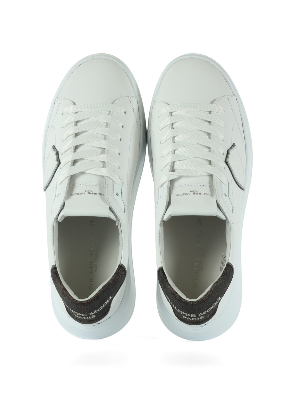 BIANCO | Sneakers in pelle TEMPLE LOW