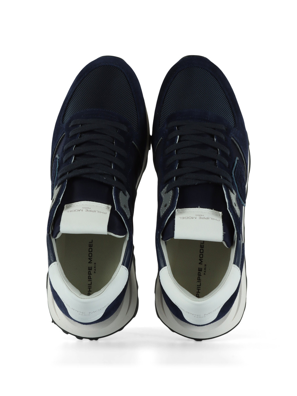 BLU | Sneakers in pelle e tessuto TROPEZ HAUTE LOW