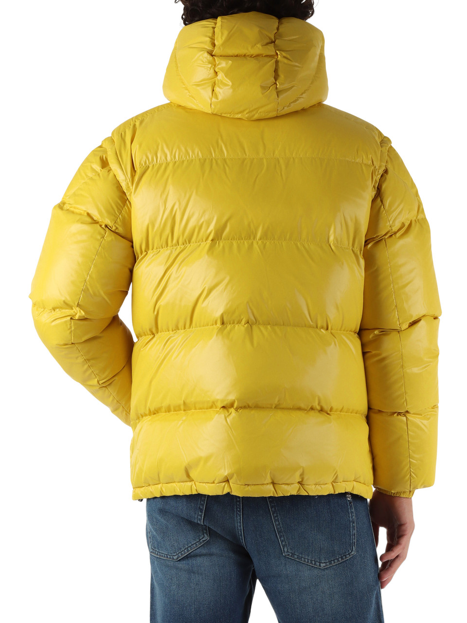 GIALLO | Piumino ANTON con maniche e cappuccio rimovbili