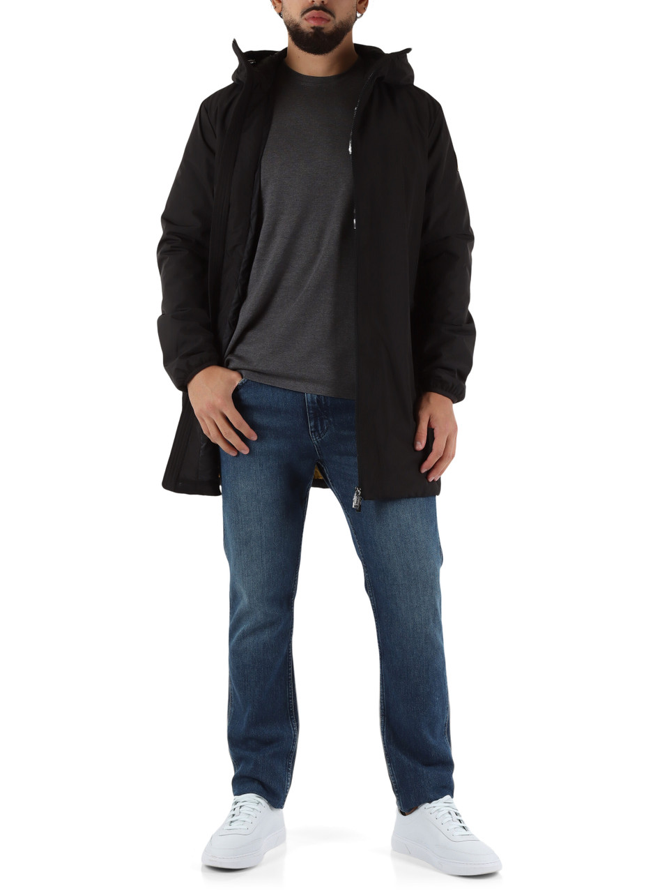 NERO | Giubbotto tre quarti GUNBU con imbottitura leggera