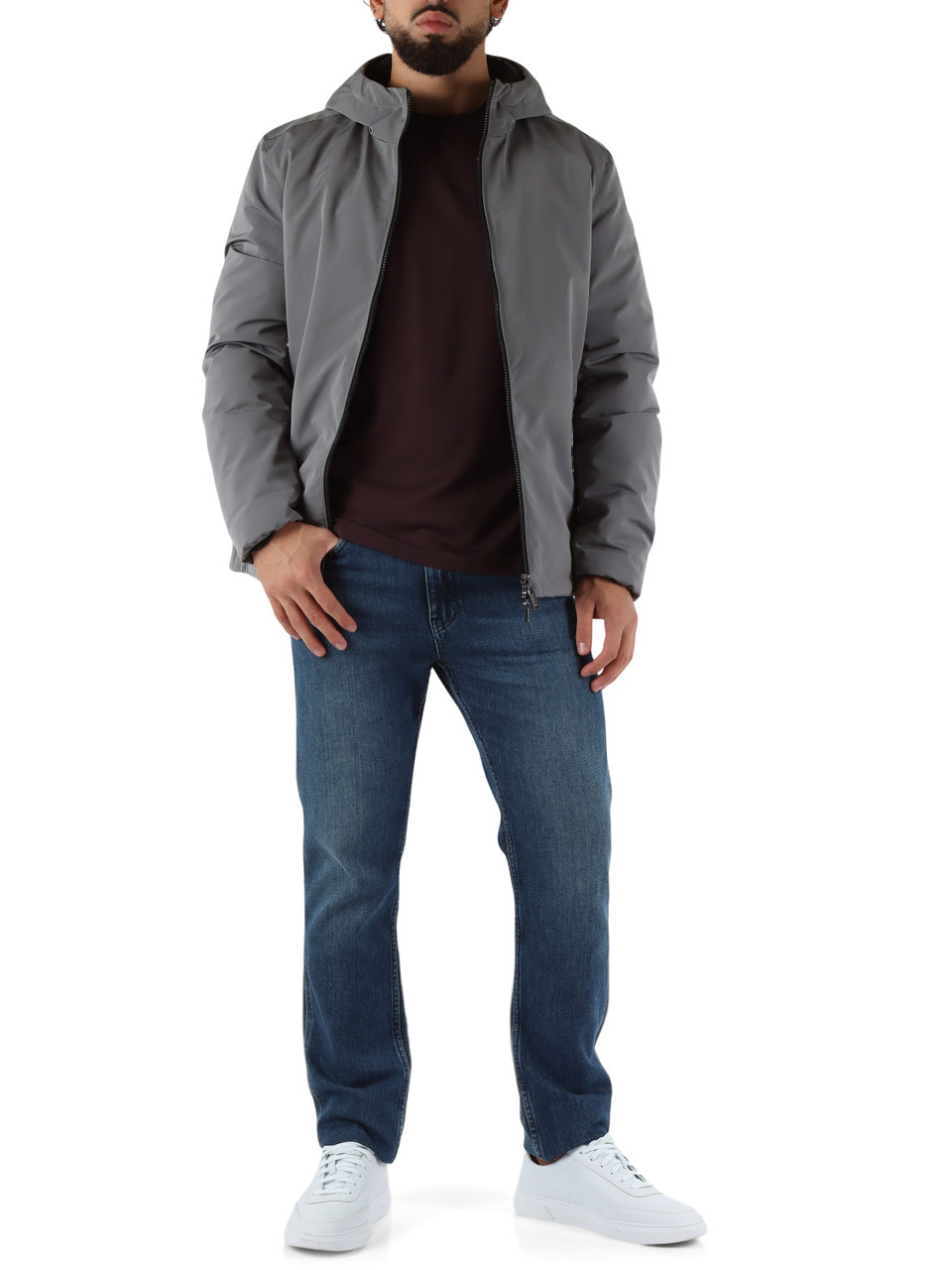 GRIGIO | Piumino reversibile HENRY 2.0 800 Fill Power Technology