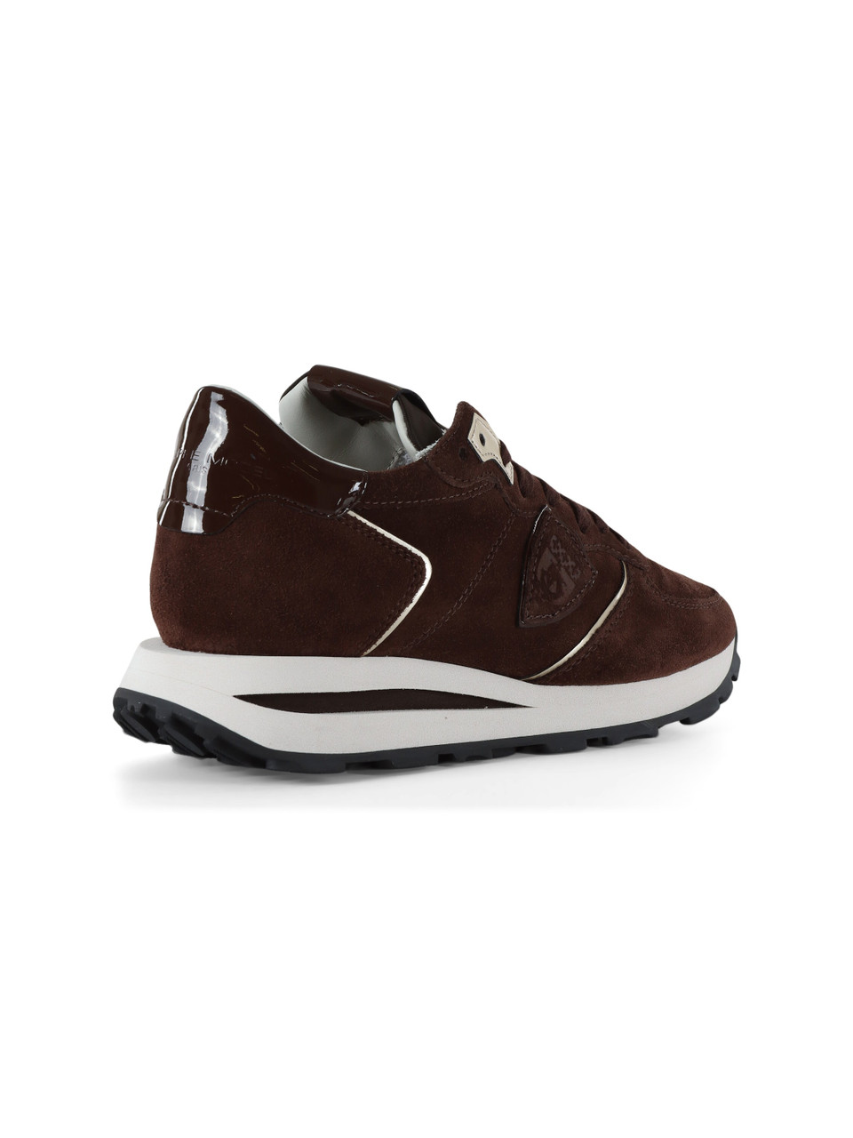 MARRONE | Sneakers in pelle e tessuto TROPEZ HAUTE LOW