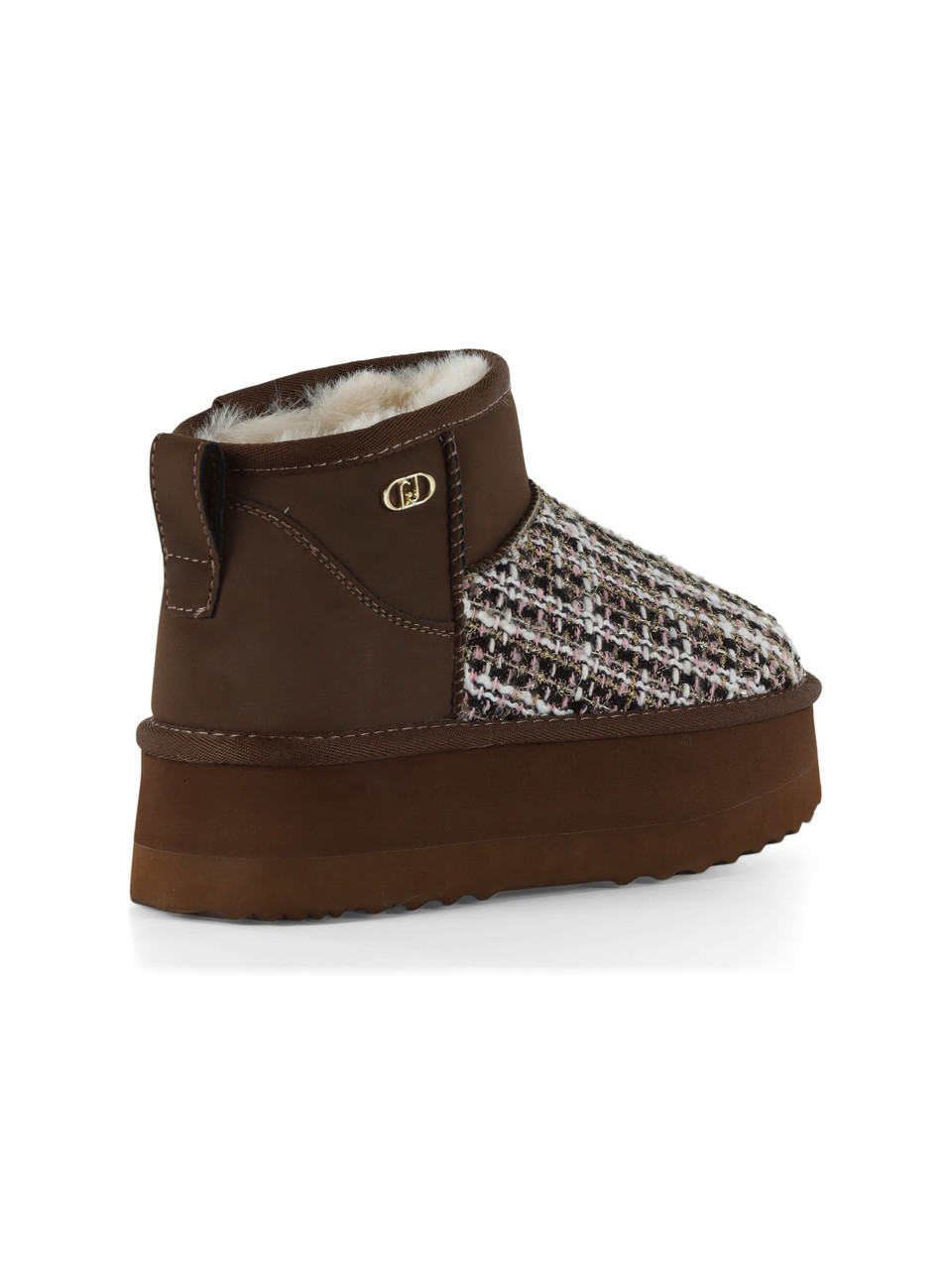 MARRONE | Stivaletti JANE 01 con suola platform