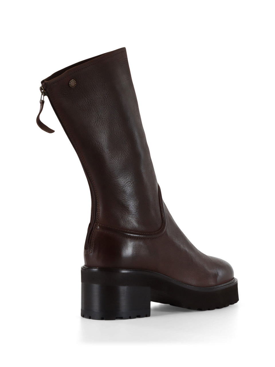 MARRONE | Stivali in pelle J-482