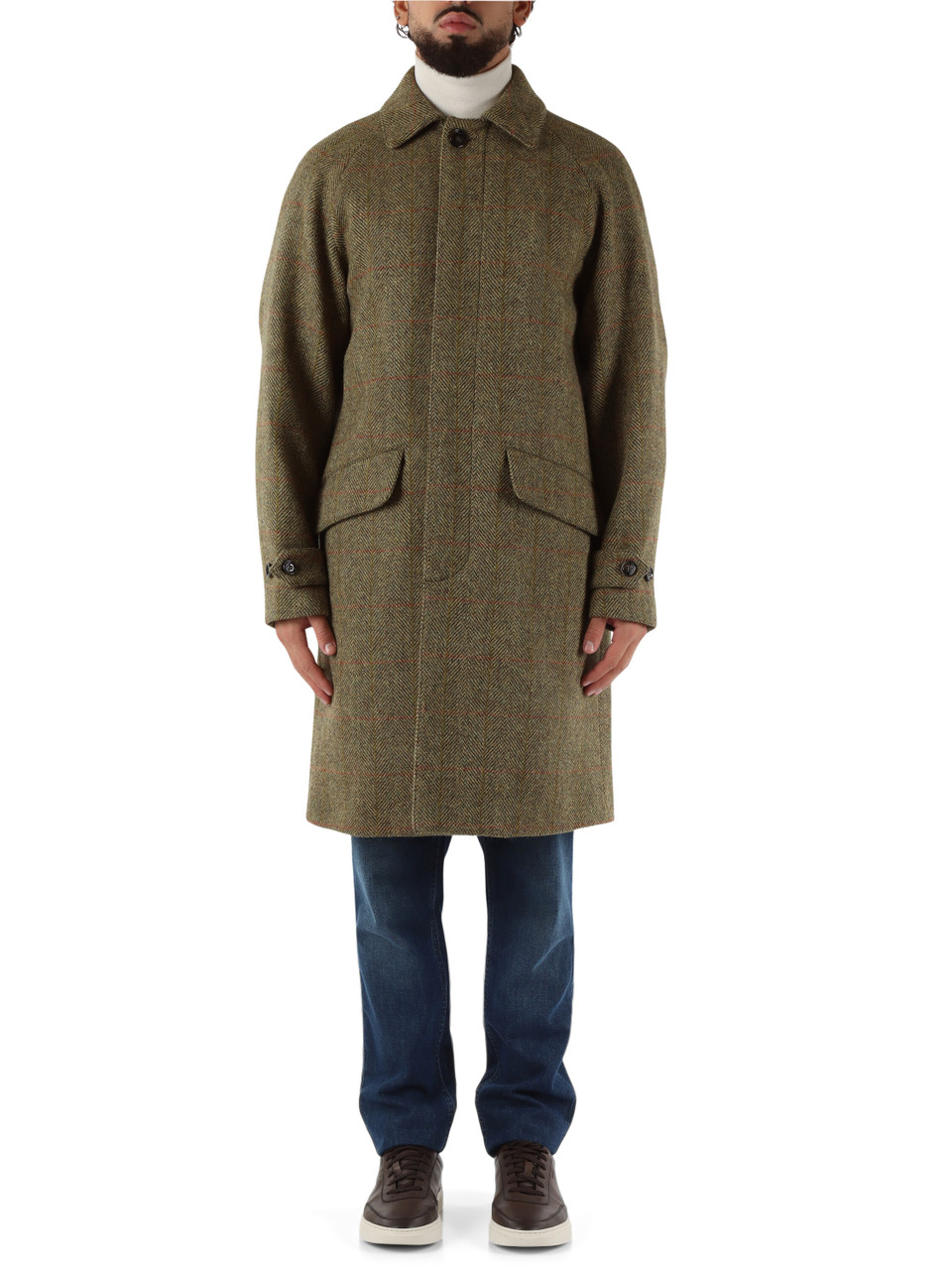 VERDE | Cappotto in lana WRIGHT