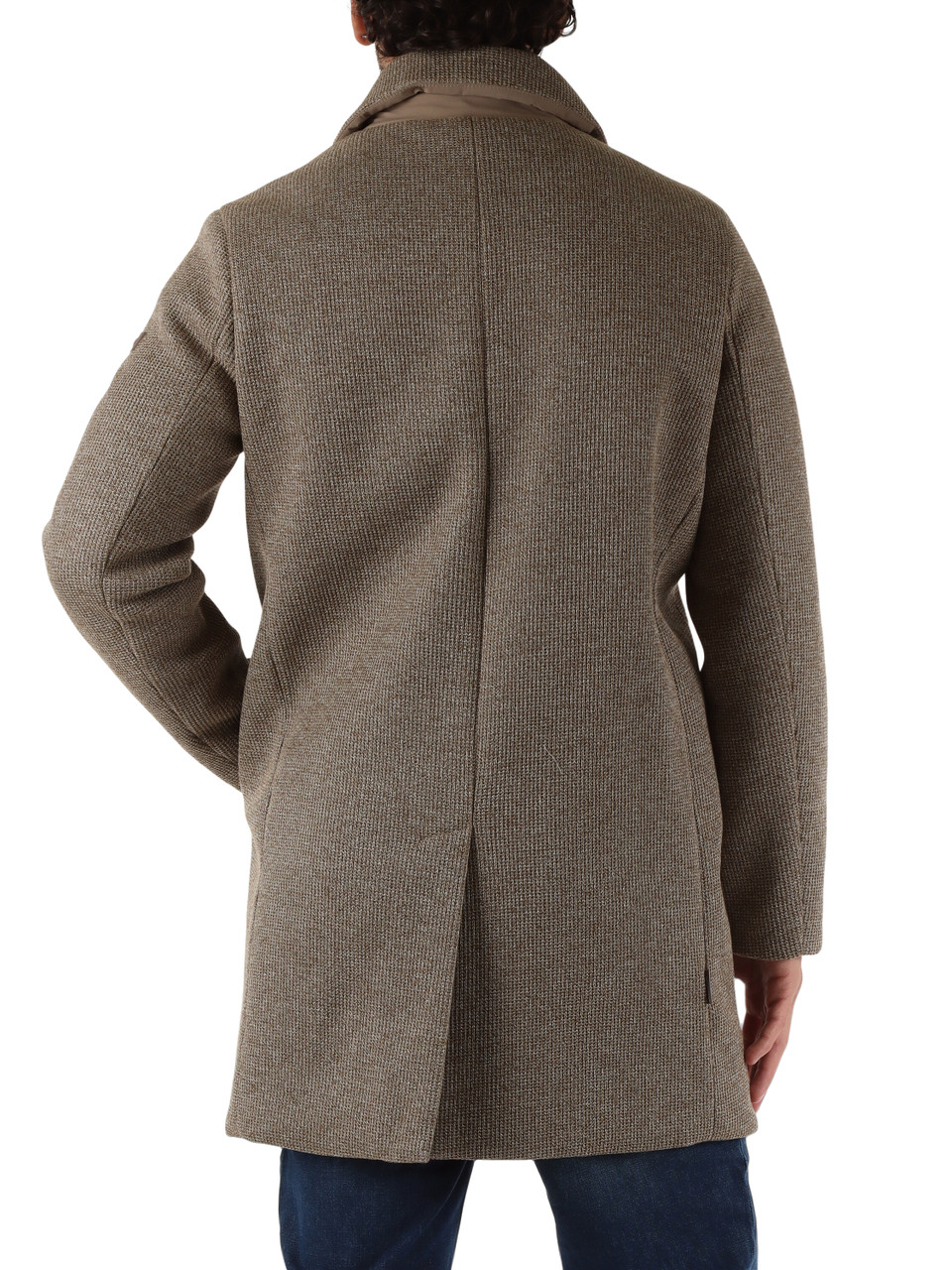 BEIGE | Cappotto JA Tricotech con pettorina rimovibile BEIGE | Cappotto JA Tricotech con pettorina rimovibile