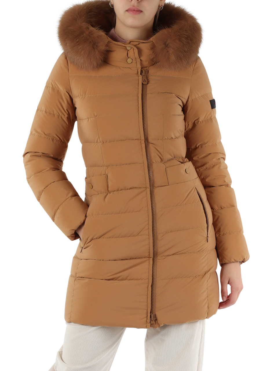 OCRA | Piumino trapuntato con cappuccio SERIOLA ML 06 FUR