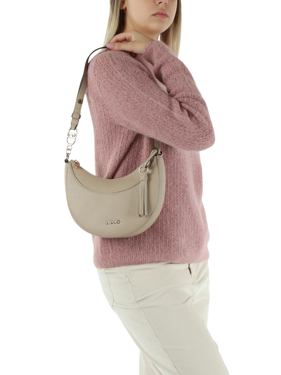 BEIGE | Borsa hobo CIRRY Medium