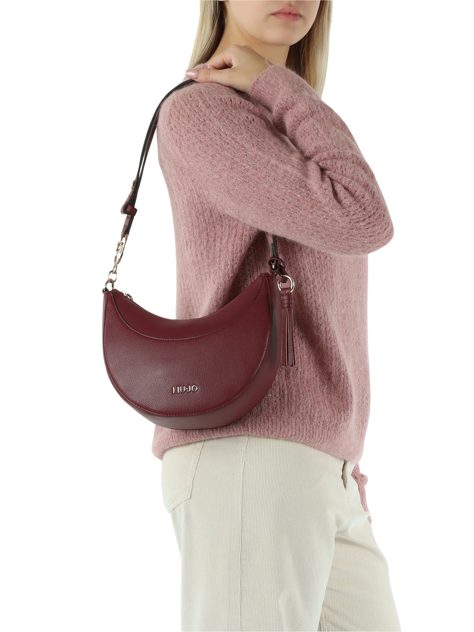 BORDEAUX | Borsa hobo CIRRY Medium