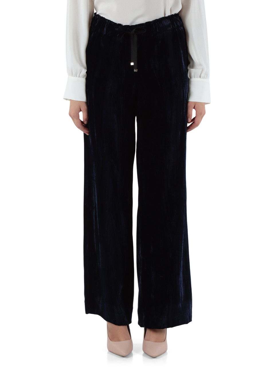BLU | Pantalone taglio dritto in velluto