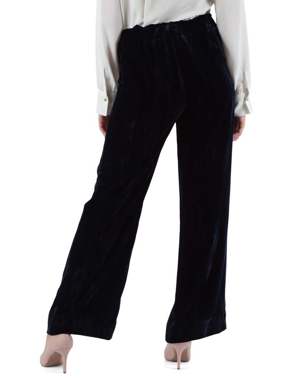 BLU | Pantalone taglio dritto in velluto