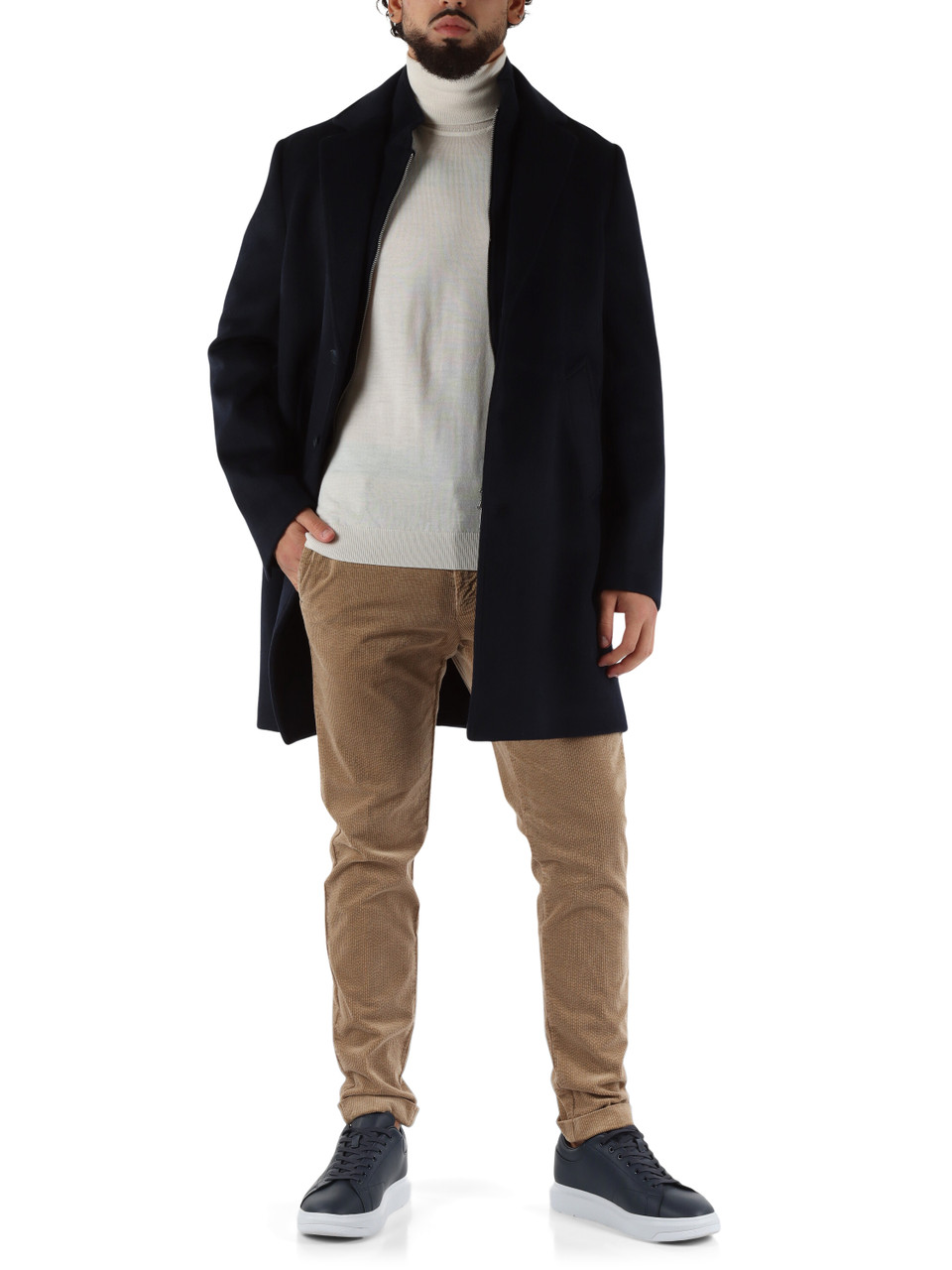 BEIGE | Pantalone SASA Slim fit in velluto a coste