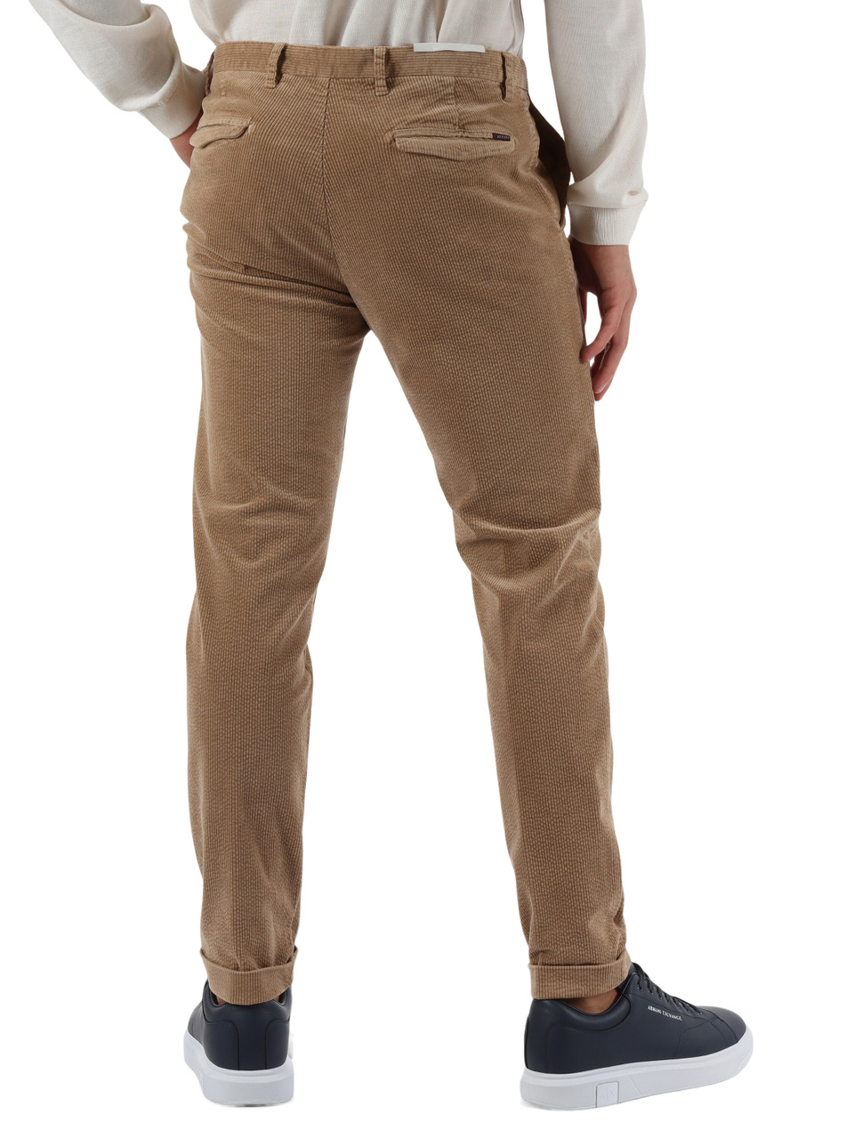 BEIGE | Pantalone SASA Slim fit in velluto a coste