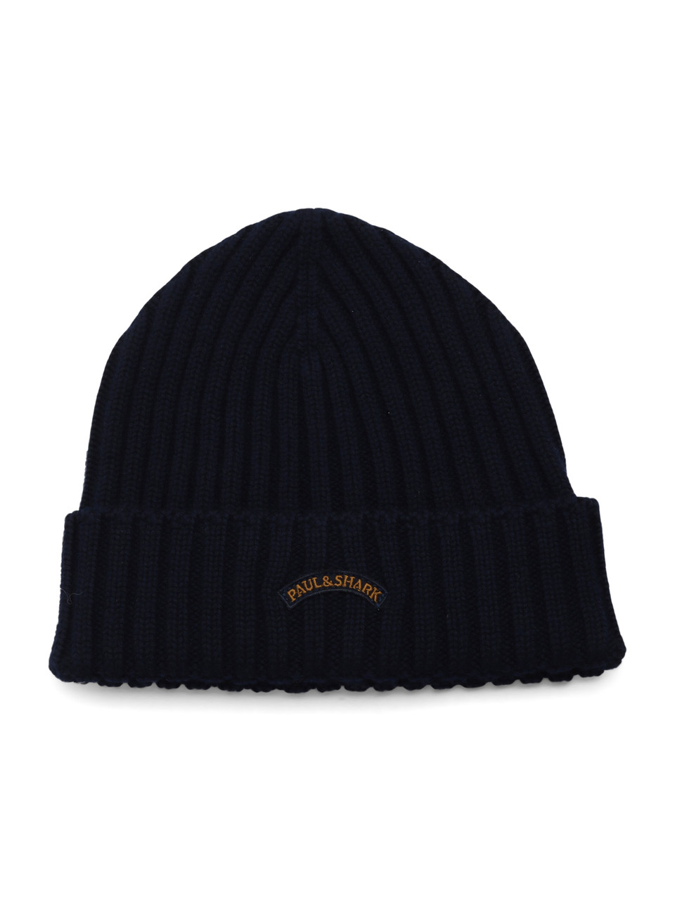 BLU SCURO | Cappello in lana vergine a coste