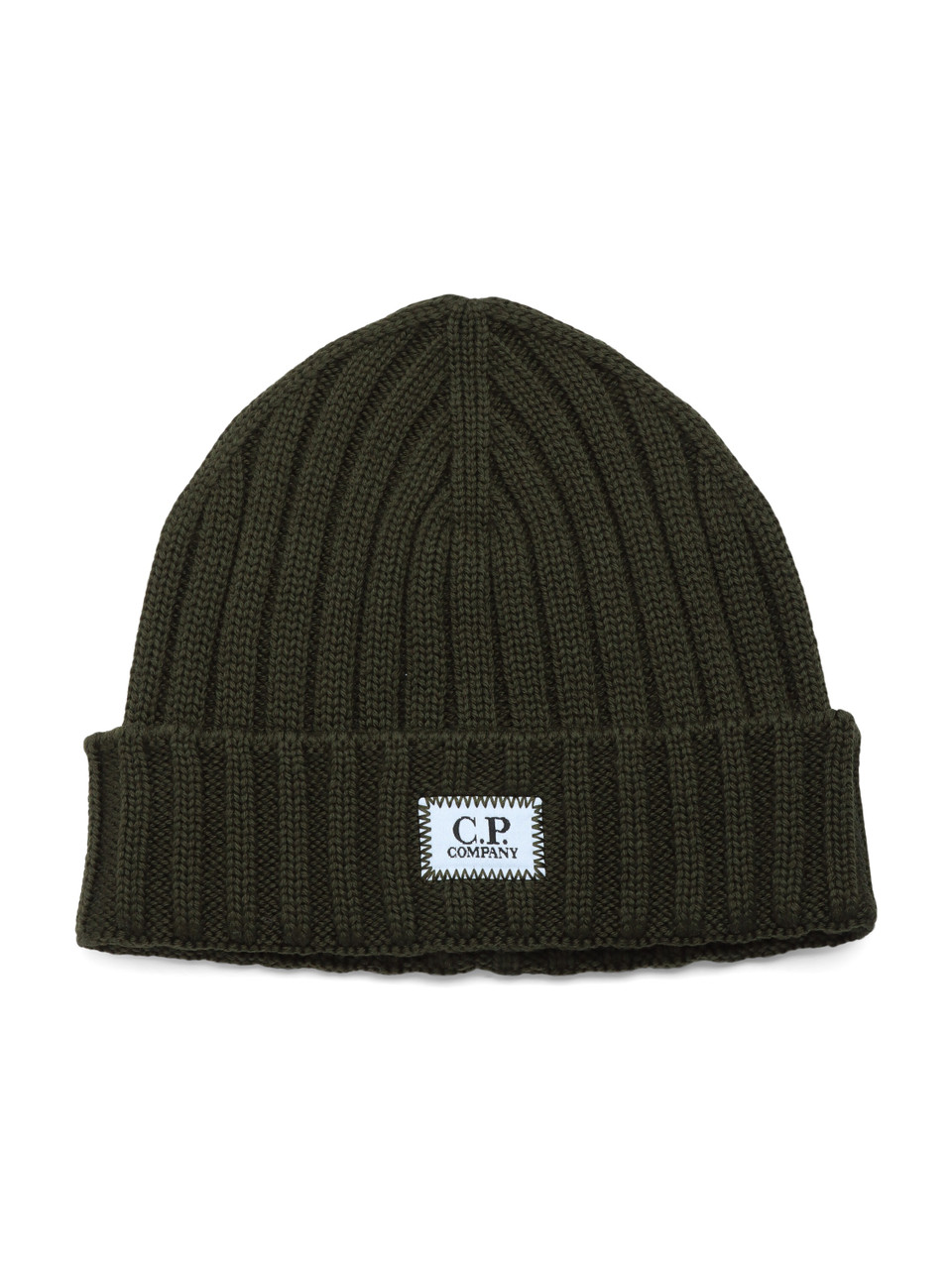 VERDE | Cappello a coste in lana