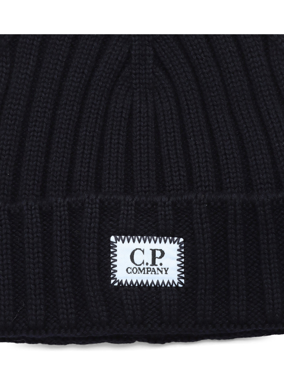 BLU SCURO | Cappello a coste in lana