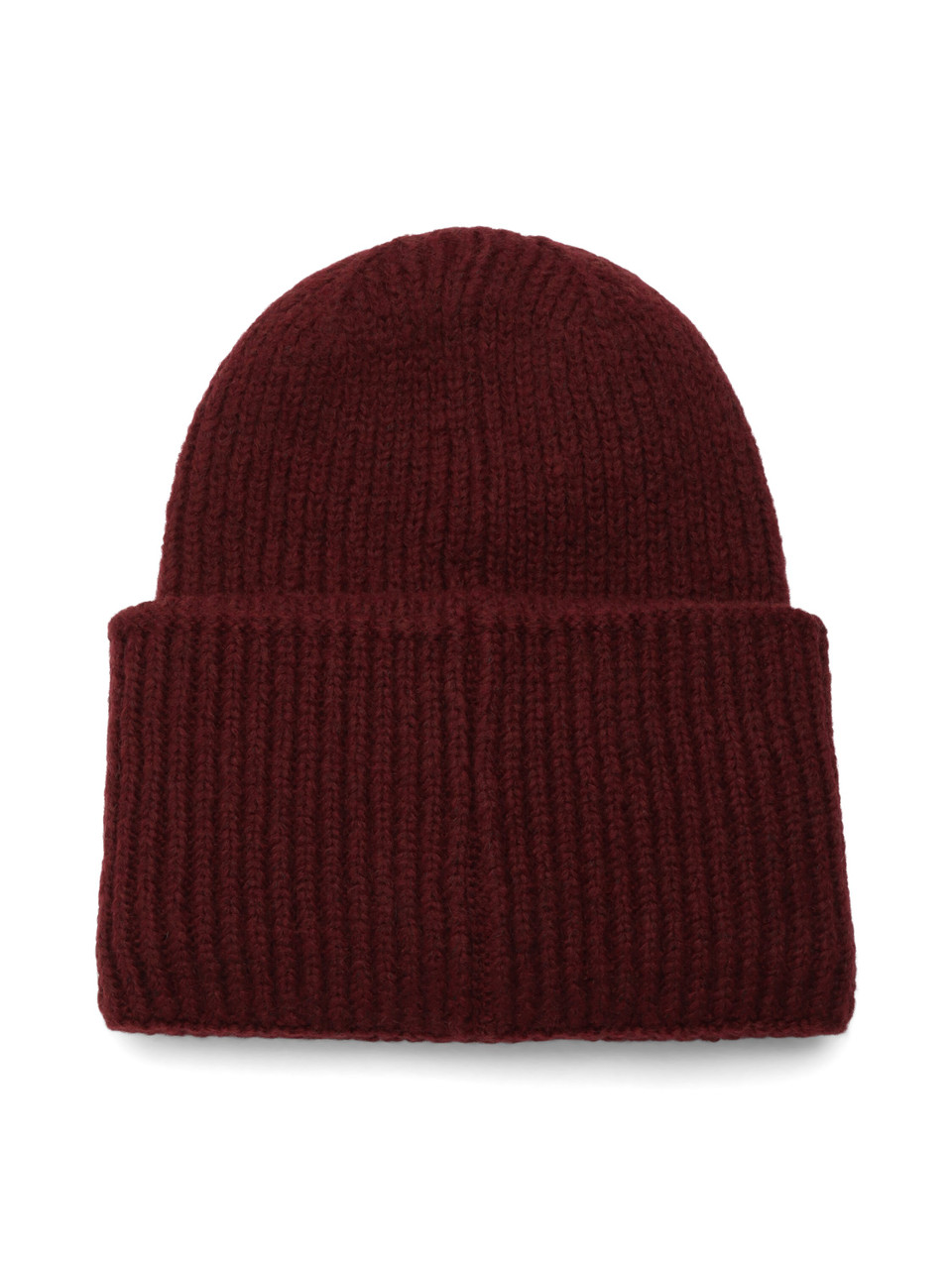 BORDEAUX | Cappello in misto lana con patch logo frontale