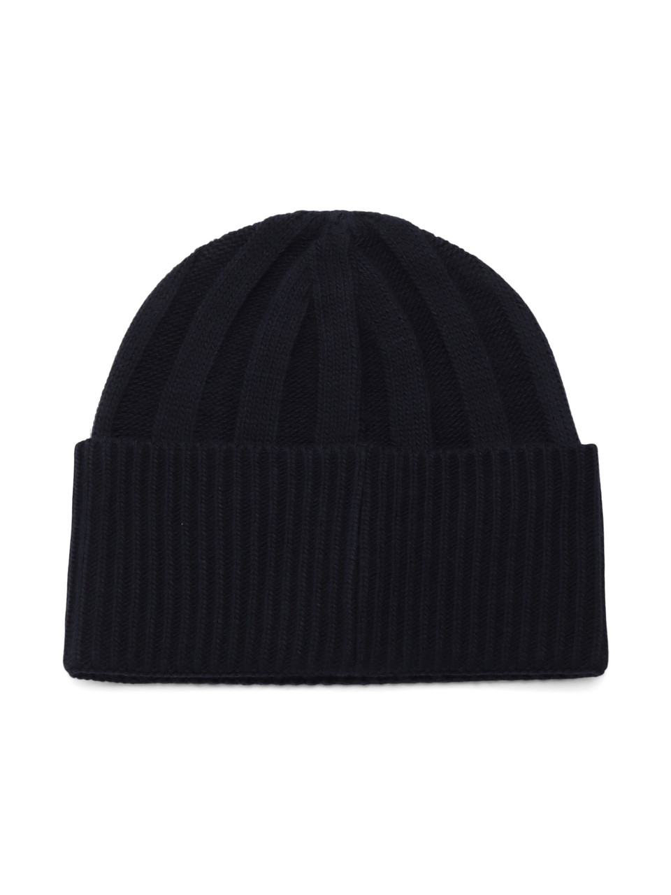 BLU SCURO | Cappello a coste con patch logo frontale