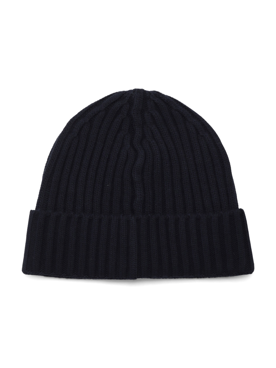 BLU SCURO | Cappello a coste con patch logo frontale