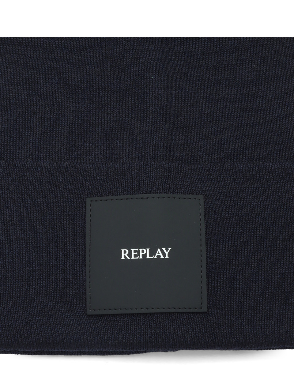 BLU SCURO | Cappello in misto cotone con patch logo frontale