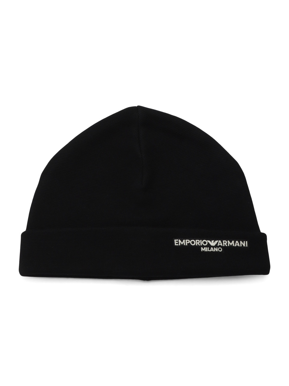 NERO | Cappello in misto lana vergine con ricamo logo