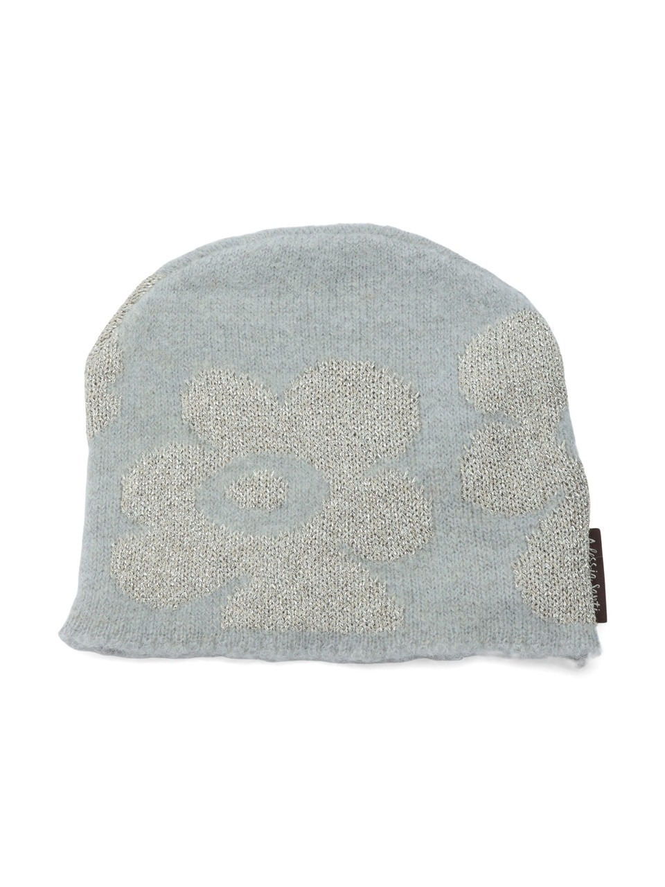 GRIGIO | Cappello in misto lana e alpaca con motivo lurex