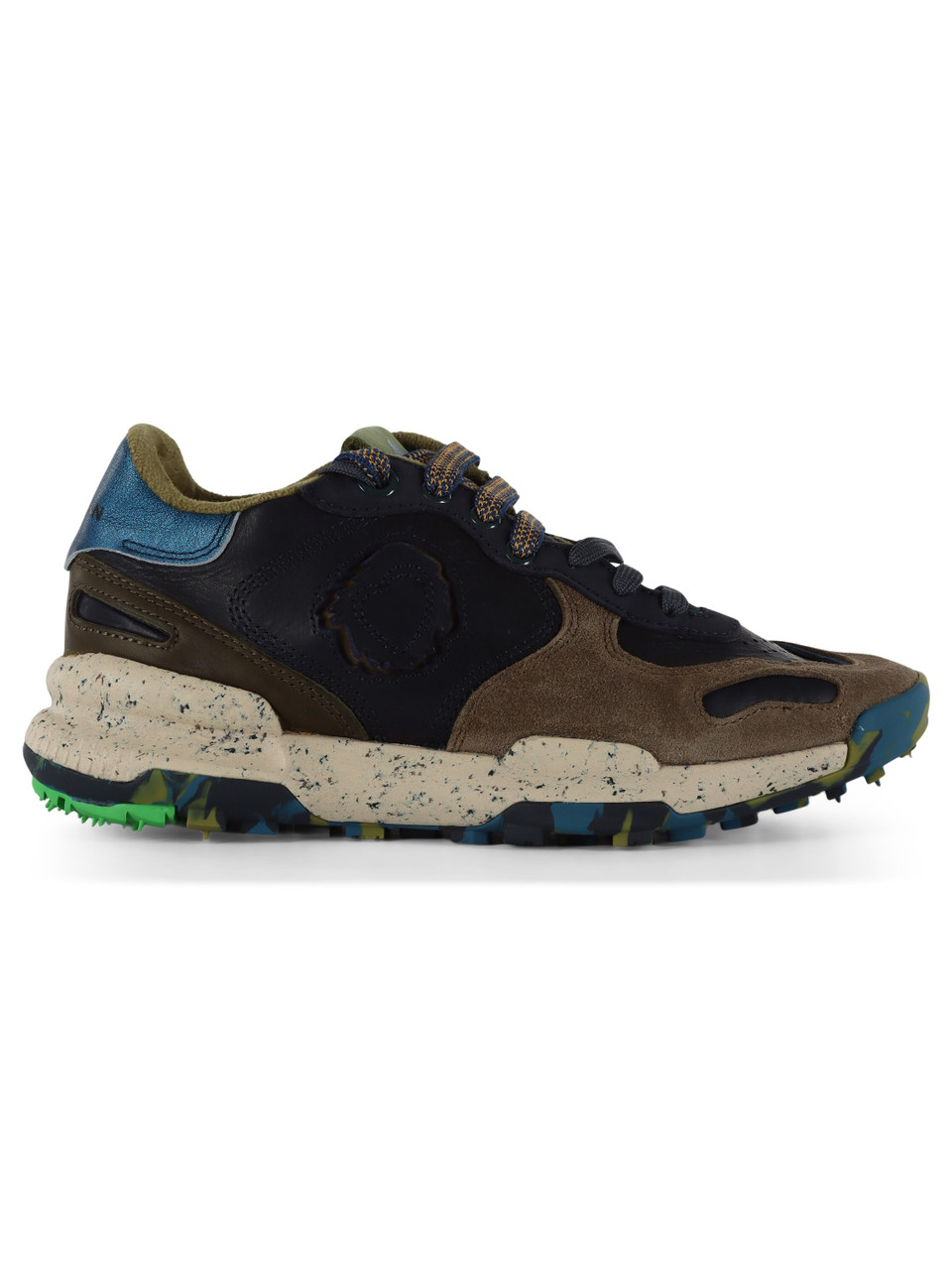 BLU SCURO | Sneakers in pelle CHACRONA PULL UP