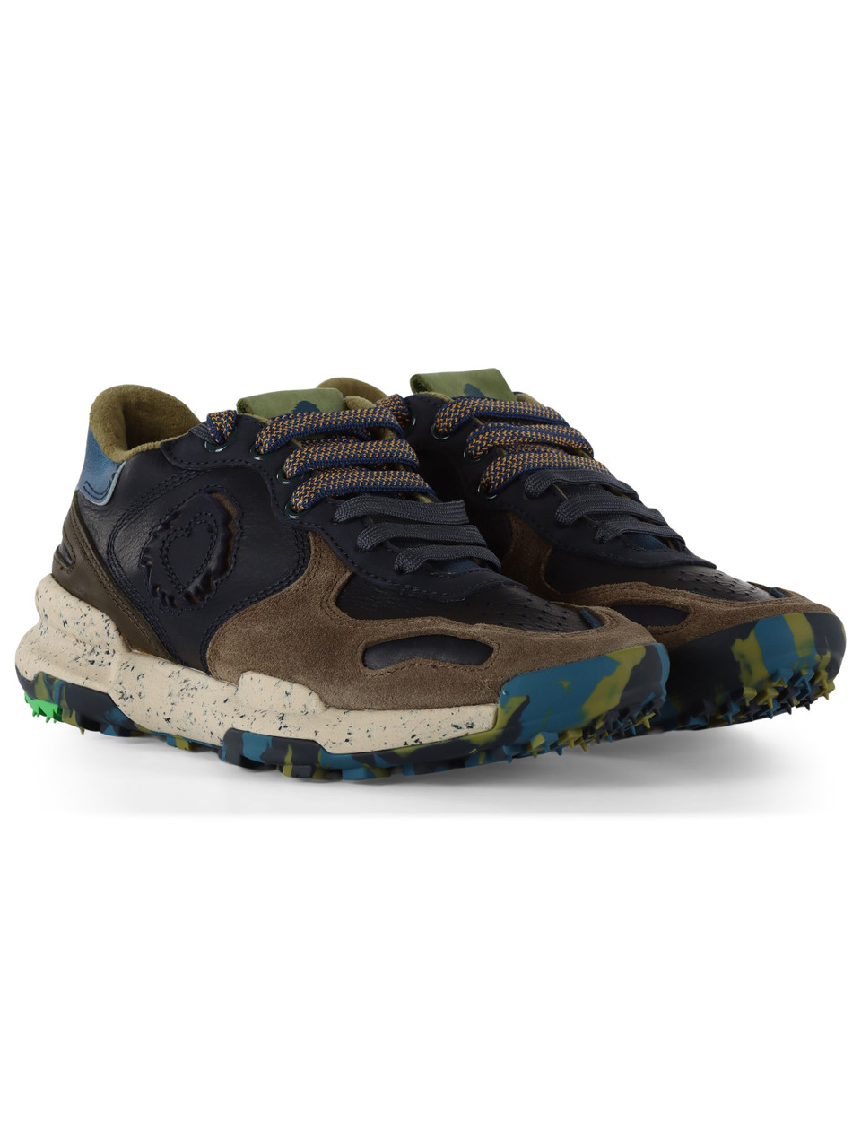BLU SCURO | Sneakers in pelle CHACRONA PULL UP