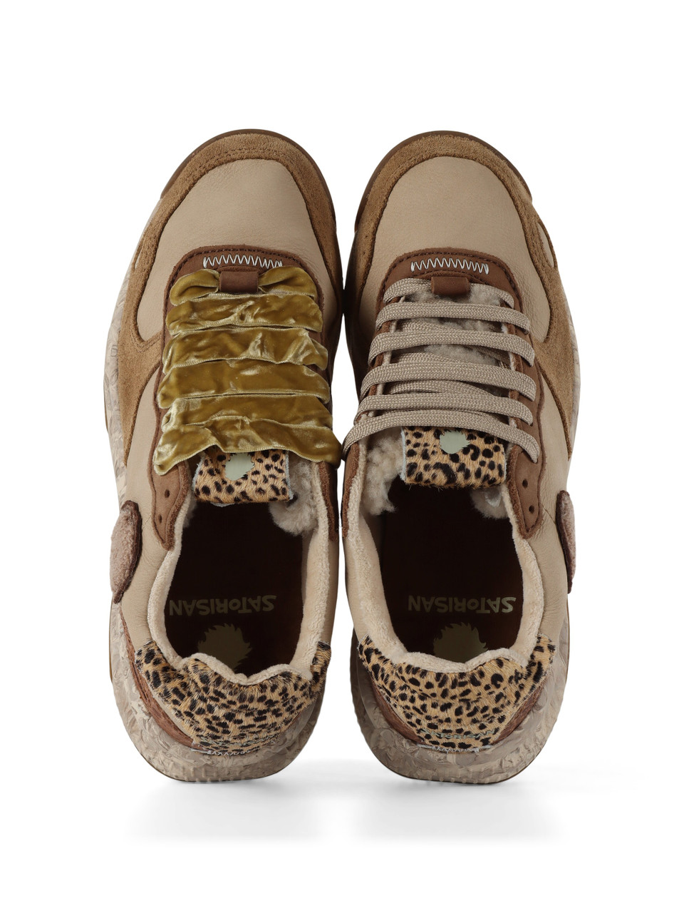 MARRONE CHIARO | Sneakers in pelle CHACRONA PREMIUM