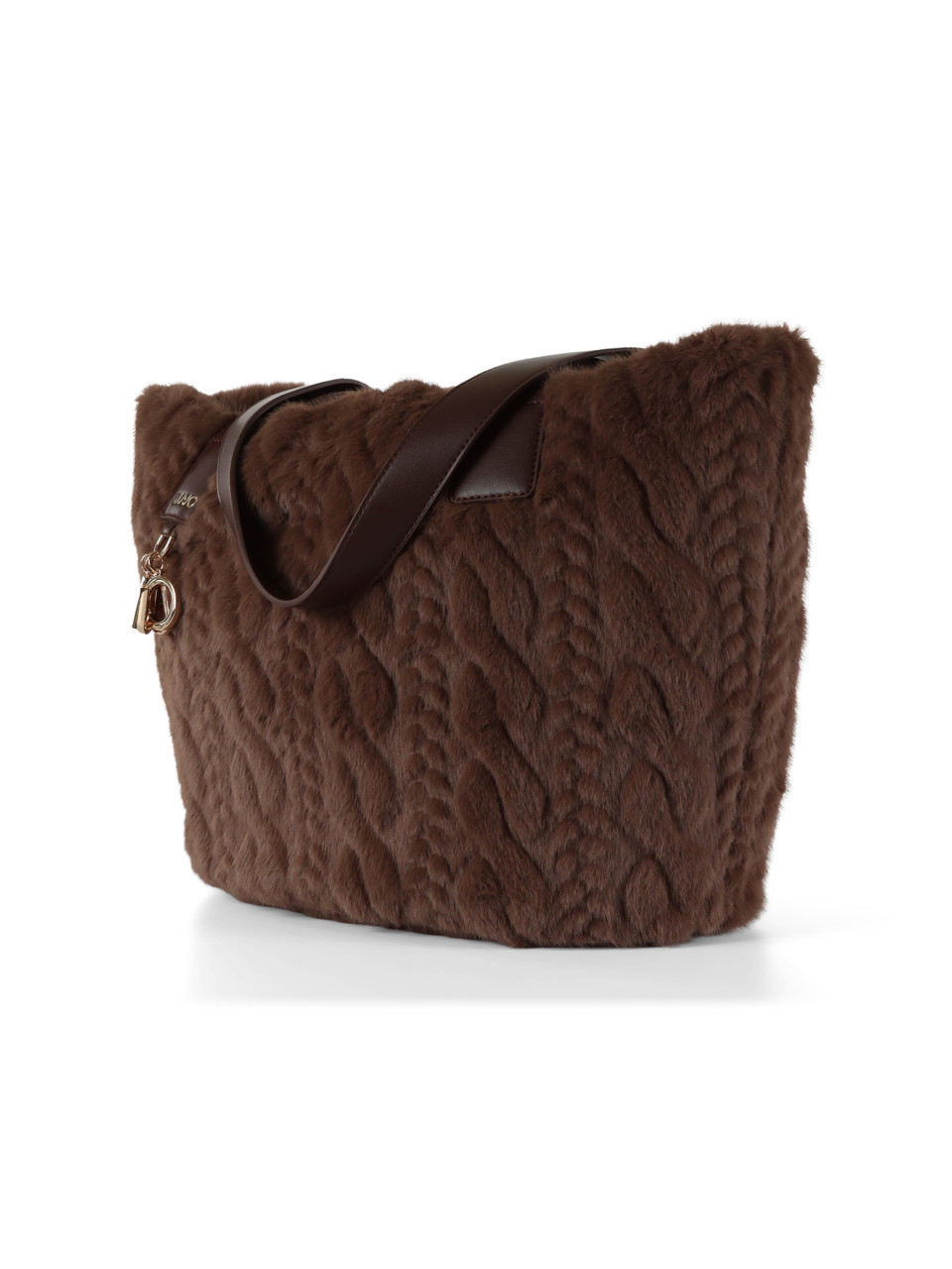 MARRONE | Borsa tote VERRY Large in ecopelliccia
