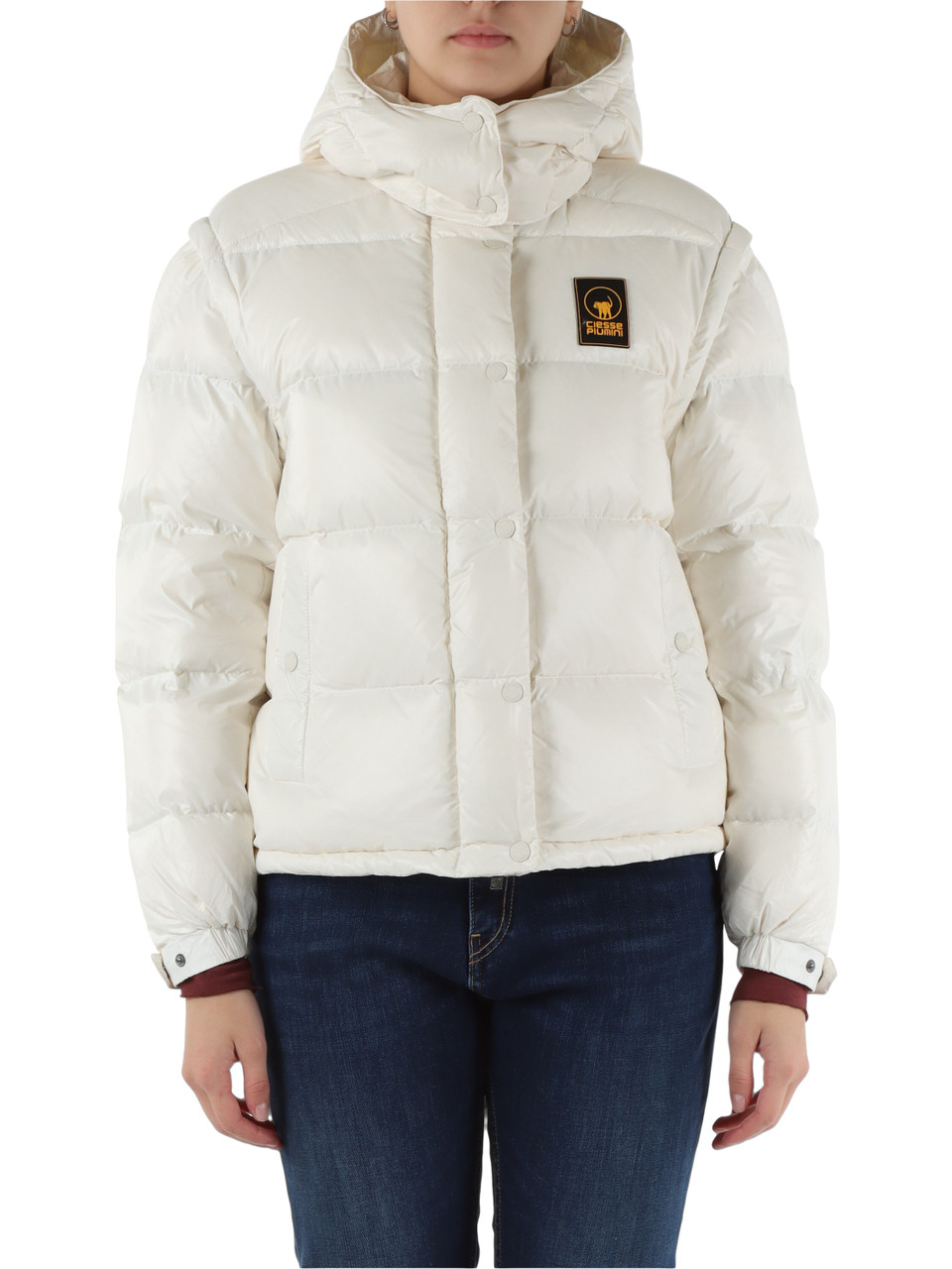 OFF WHITE | Piumino trapuntato GINNY