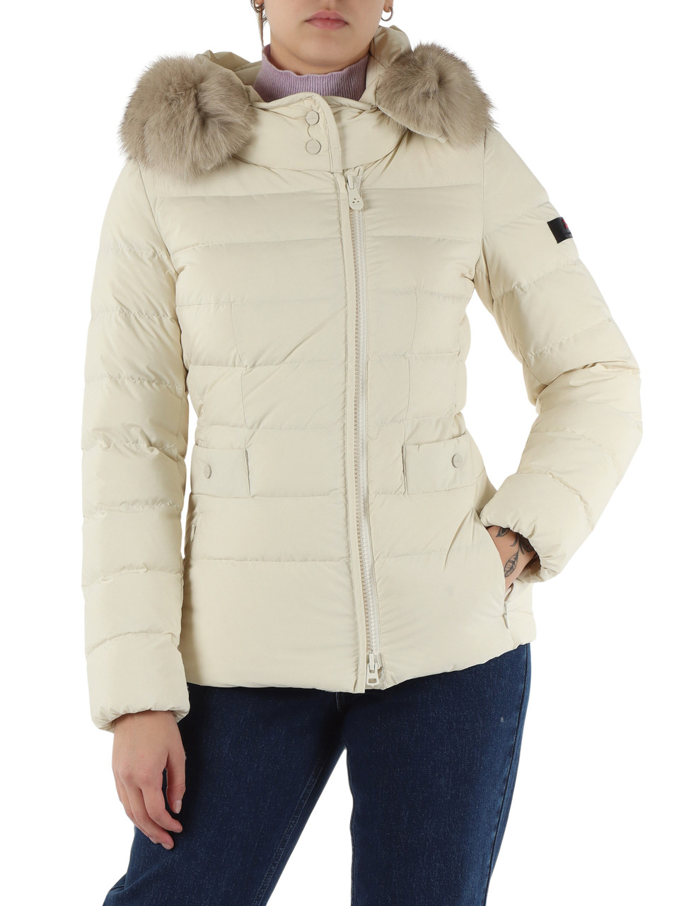 BEIGE | Piumino trapuntato TURMALET ML 06 FUR