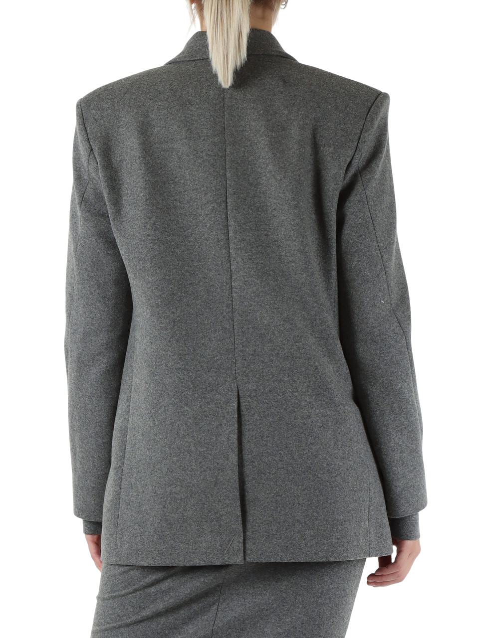 GRIGIO | Giacca doppiopetto in flanella AMORA