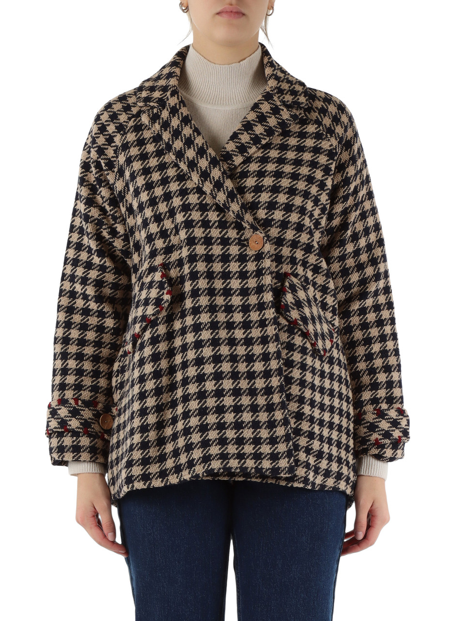 BEIGE | Cappottino in cotone e lana