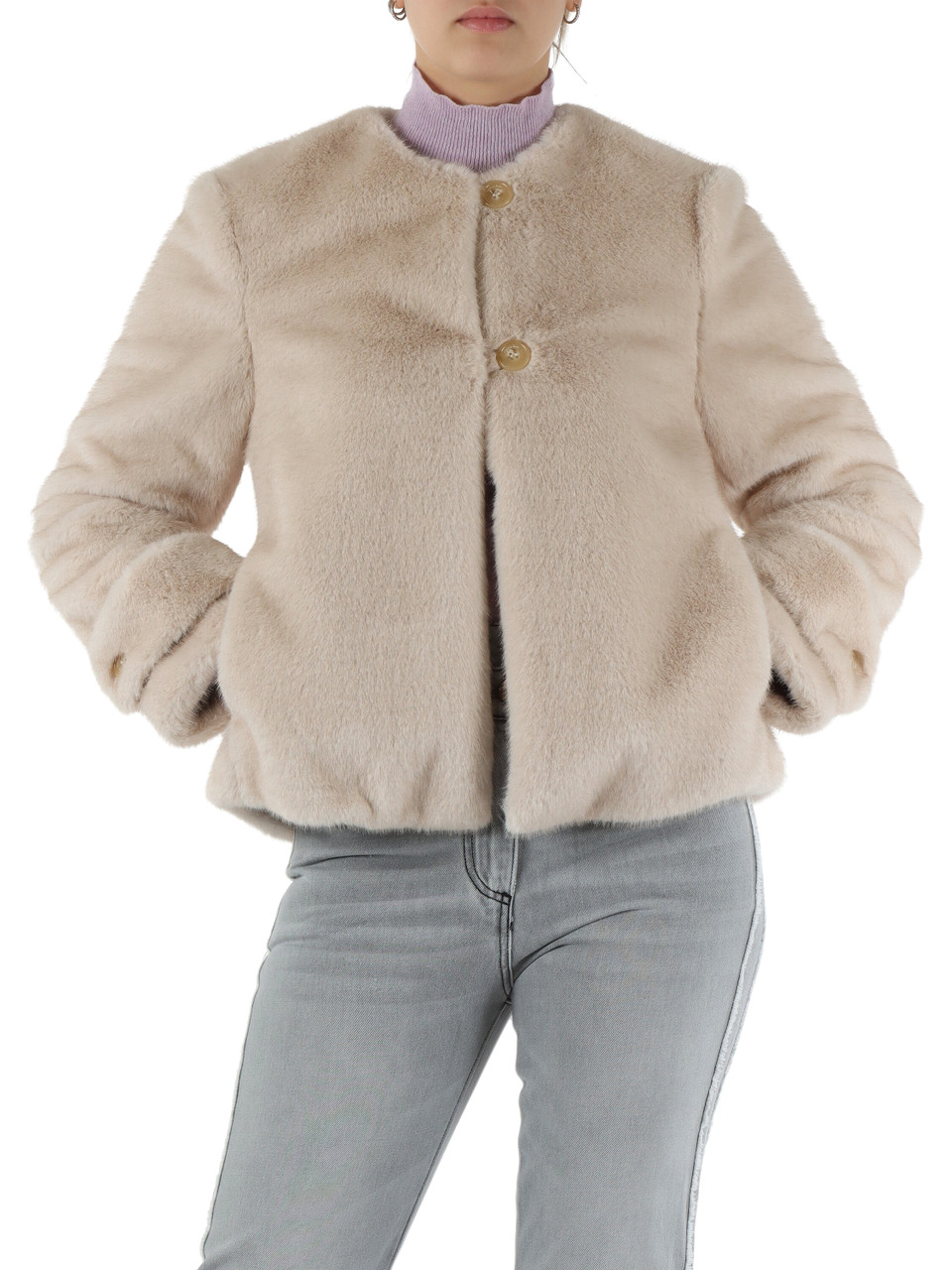 PANNA | Cappottino in ecopelliccia