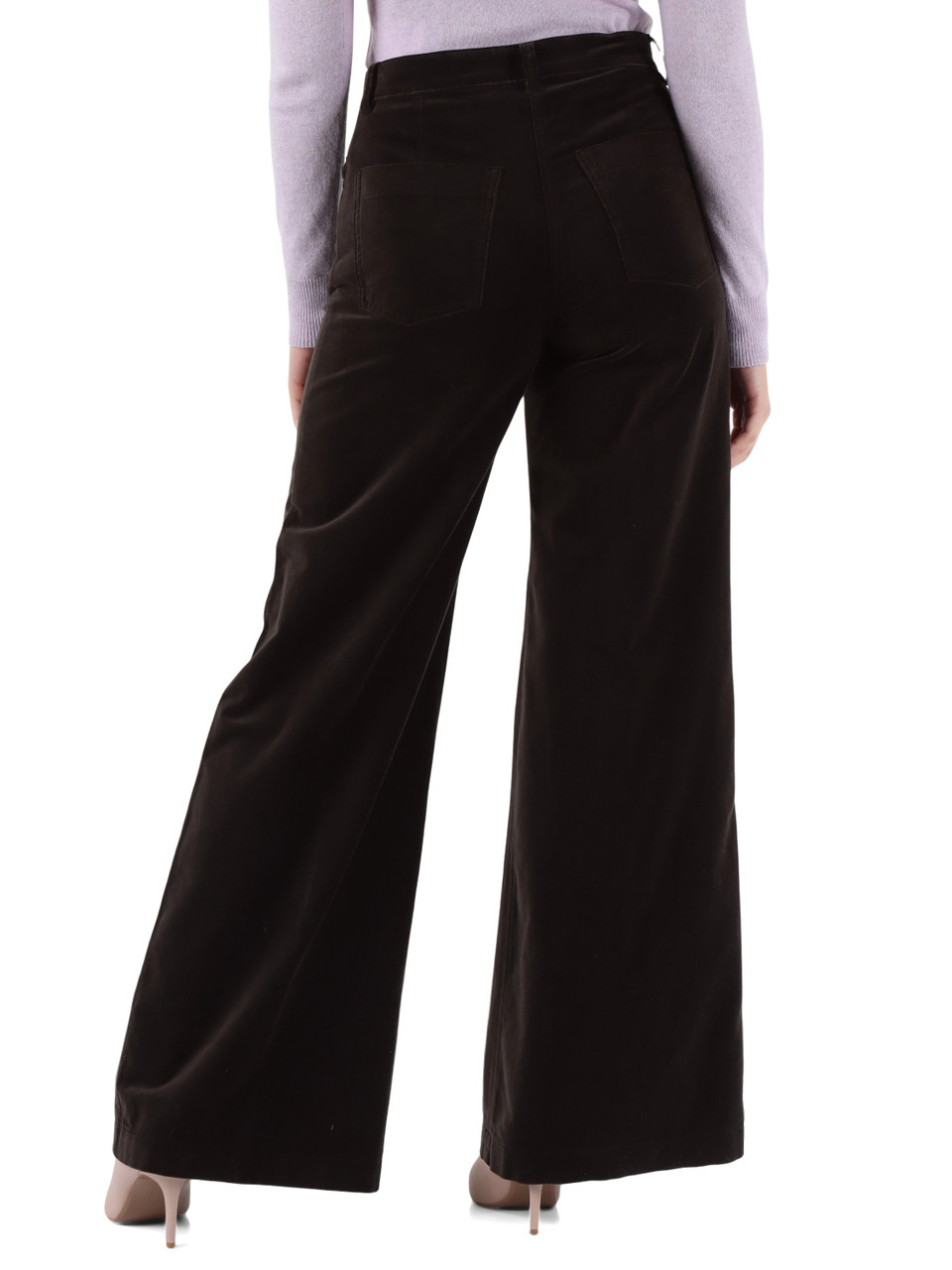 MARRONE | Pantalone quattro tasche mod. 0156 in velluto