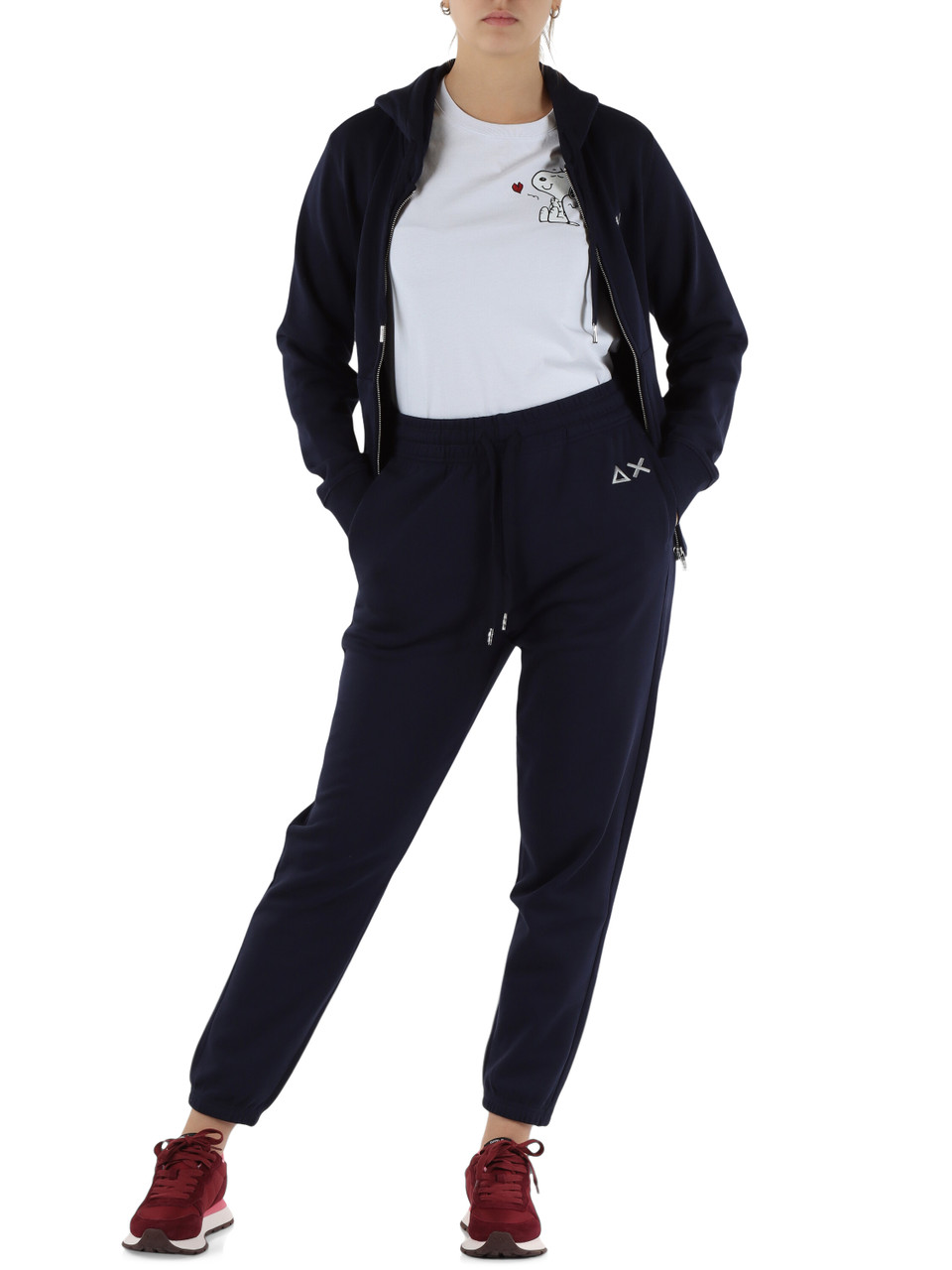 BLU | Pantaloni sportivi in cotone felpato