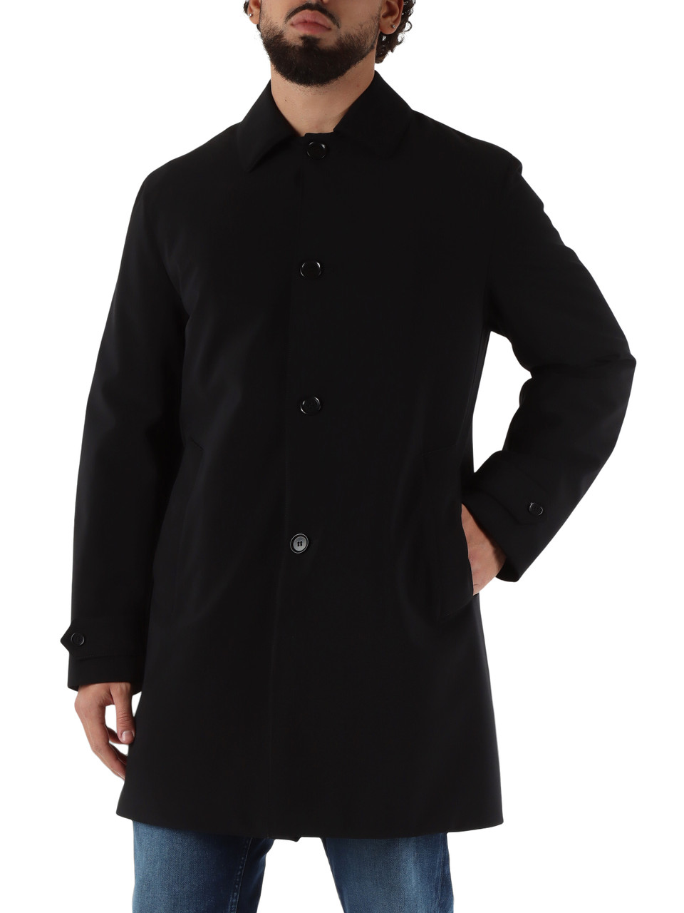 NERO | Giaccone impermeabile PERFETTO Comfortemp