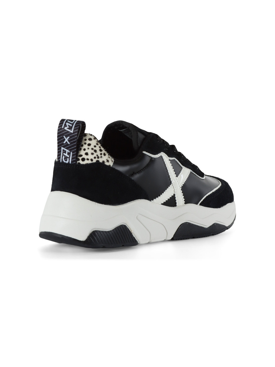 NERO | Sneakers in pelle e tessuto WAVE 176